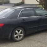accident damaged car