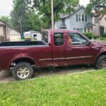 rust damaged truck
